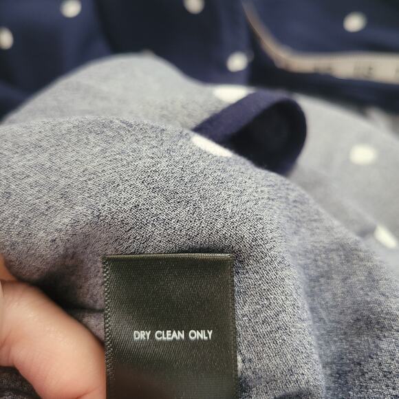 Torrid Size 5 Crepe Chain Detail Tank Blue White Polka Dot Nautical Essentials - Picture 8 of 8